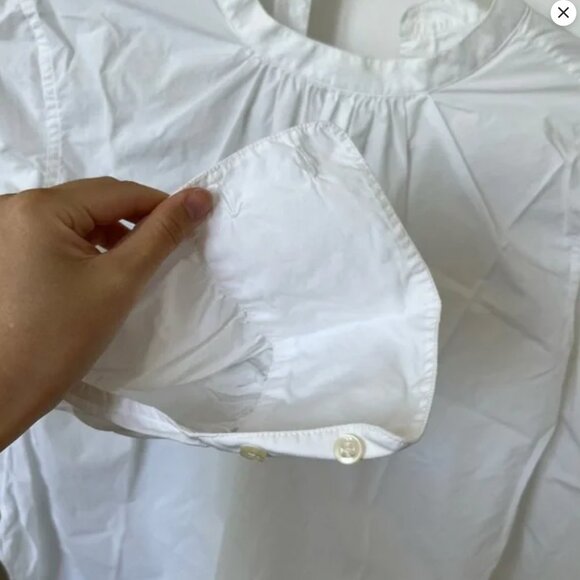 NWOT OFFICINE GÉNÉRALE white blouse - Picture 6 of 9
